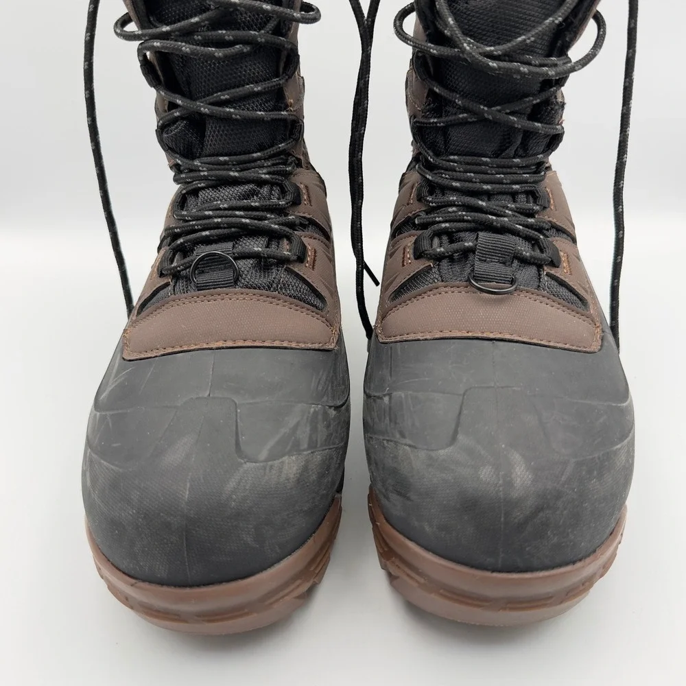 Nexgrip Ice‎ Badland Mens 8 Winter Boots Brown Black 400g Insulated Waterproof